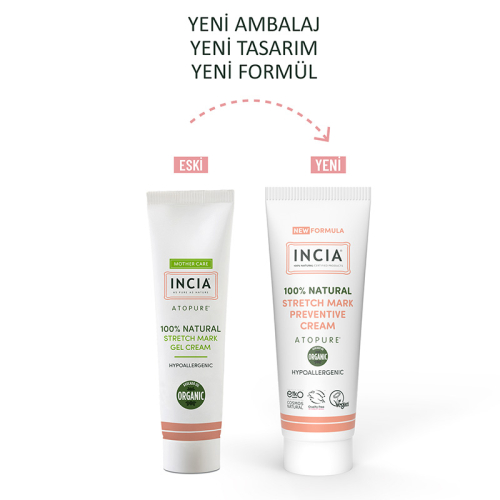 INCIA Karın Çatlak Doğal Jel Krem 75 ml - 3