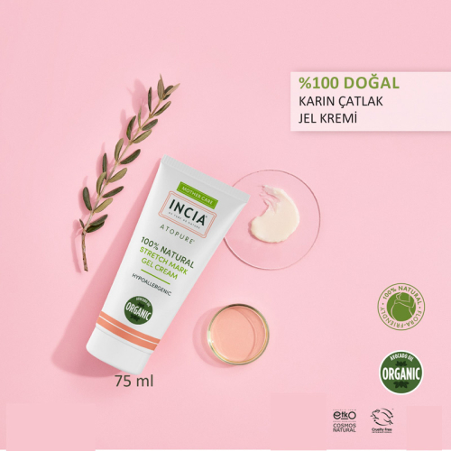 INCIA Karın Çatlak Doğal Jel Krem 75 ml - 2