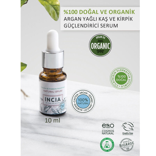INCIA Kaş ve Kirpik Güçlendirici Doğal Serum 10 ml - 5