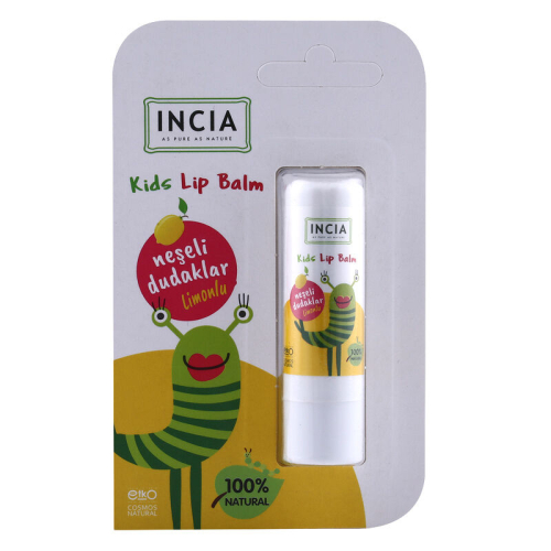 INCIA Kids Lip Balm Dudak Besleyici Limon 6 gr - INCIA