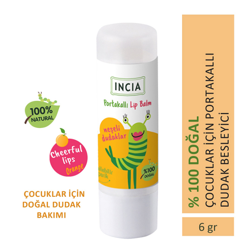 INCIA Kids Portakallı Doğal Dudak Besleyici 6g - 2