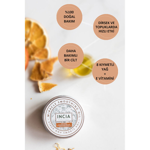 INCIA Pürüzsüzleştirici Doğal Yağ 50 ml - 5