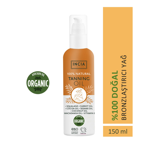 INCIA Bronzlaştırıcı Doğal Yağ 150 ml - 2