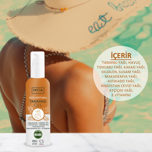 INCIA Bronzlaştırıcı Doğal Yağ 150 ml - 4