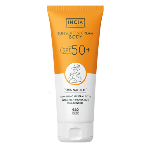 INCIA Vücut İçin Doğal Güneş Kremi 50 SPF 150 ml - INCIA