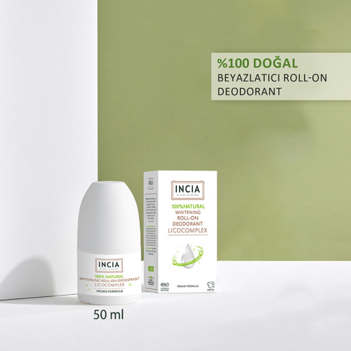 INCIA Beyazlatıcı Doğal Roll-On Deodorant 50 ml - 3