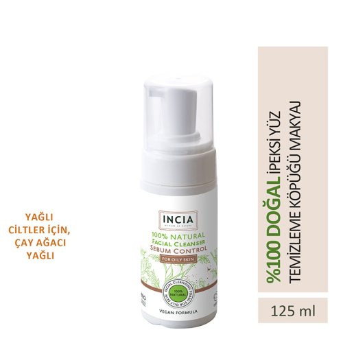 INCIA Yağlı Ciltler İçin Doğal Yüz Temizleyici 125 ml - 3