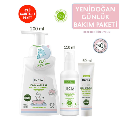 INCIA Yenidoğan Günlük Bakım Paketi - 2
