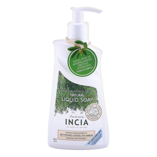 INCIA Yoğun Nemlendiricili Zeytinyağlı Doğal Sıvı Sabun 250 ml - INCIA