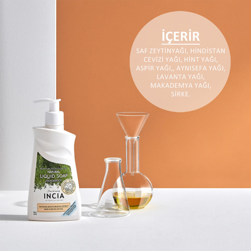INCIA Yoğun Nemlendiricili Zeytinyağlı Doğal Sıvı Sabun 250 ml - 2