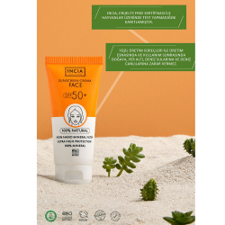 INCIA Yüz İçin %100 Doğal Güneş Kremi 50 SPF 50 ml - 2