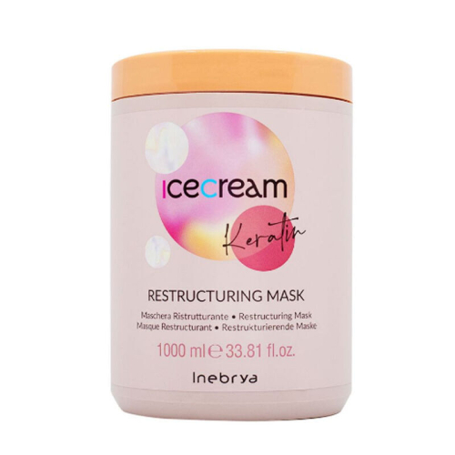 Inebrya Ice Cream Keratin Restructuring Mask 1000 ml - 1