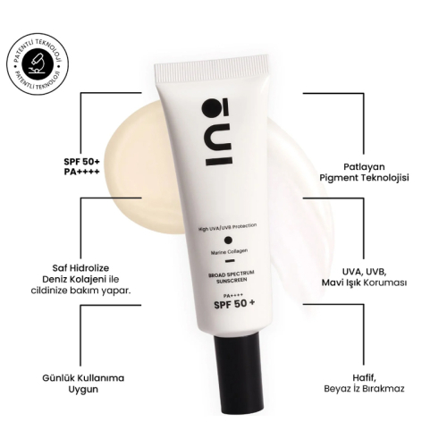 Ino Beauty Broad Spectrum SPF 50+ Yüksek Korumalı Güneş Kremi - 01 Light 50 ml - 3