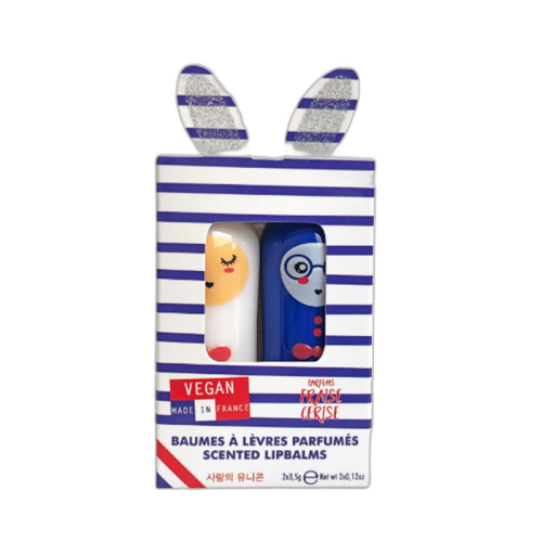 Inuwet 2 li Dudak Nemlendiricisi Seti Çilek ve Kiraz Aromalı Dudak Balmı - inuwet