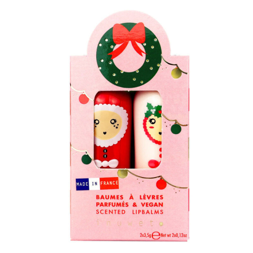 Inuwet Fiyonk Figürlü 2li Dudak Nemlendiricisi Seti-Mango ve Pamuk Şekeri - 1