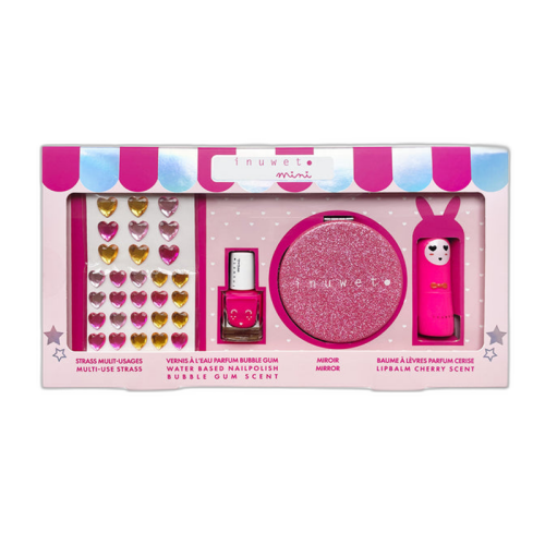 Inuwet Glitter Pink Kozmetik ve Cilt Bakım Hediye Seti - inuwet