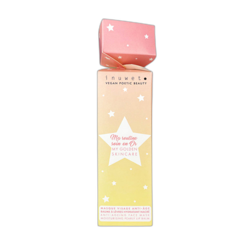 Inuwet Golden Skincare Cracker Yüz Maskesi ve Dudak Balmı - inuwet