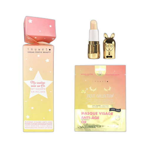 Inuwet Golden Skincare Cracker Yüz Maskesi ve Dudak Balmı - 2