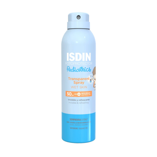 ISDIN Fotoprotector Pediatrics Transparent Spray Wet Skin Spf 50 250 ml - ISDIN
