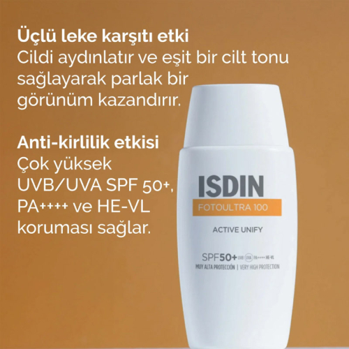 ISDIN Fotoultra 100 Active Unify Fusion Fluid Spf50+ 50 ml - 3