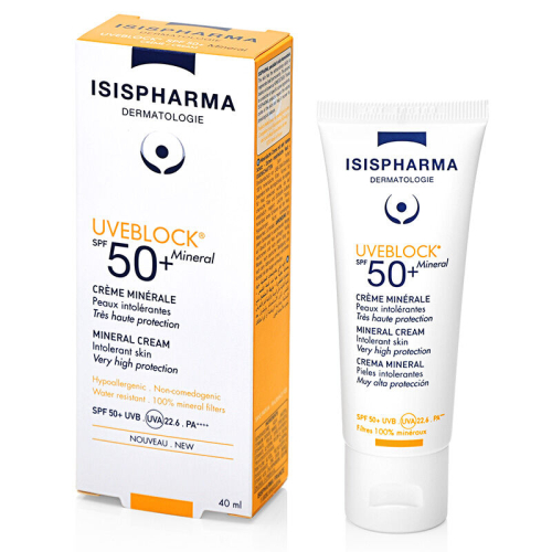 Isis Pharma Uveblock SPF 50+ Mineral Cream 40 ml - ISIS PHARMA