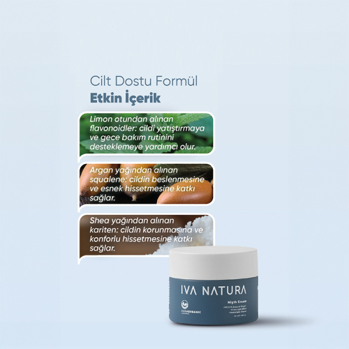 Iva Natura Organik Gece Kremi 50 ml - 5