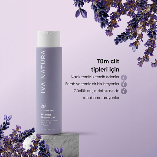 Iva Natura Organik Lavanta Özlü Duş Jeli 350 ml - 6