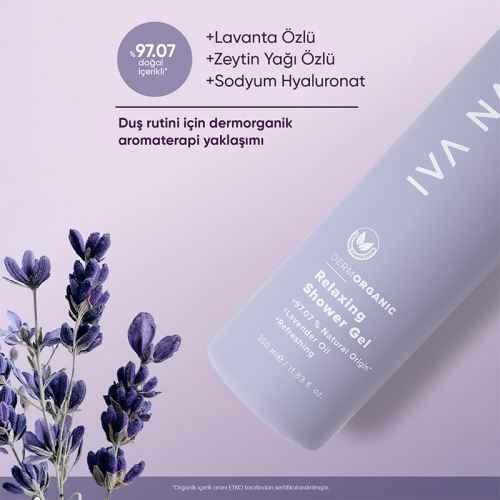 Iva Natura Organik Lavanta Özlü Duş Jeli 350 ml - 3
