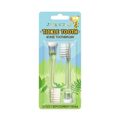Jack And Jill Kids Tickle Tooth Sonic Diş Fırçası Yedek Başlıkları 2'li Paket - Jack And Jill Kids