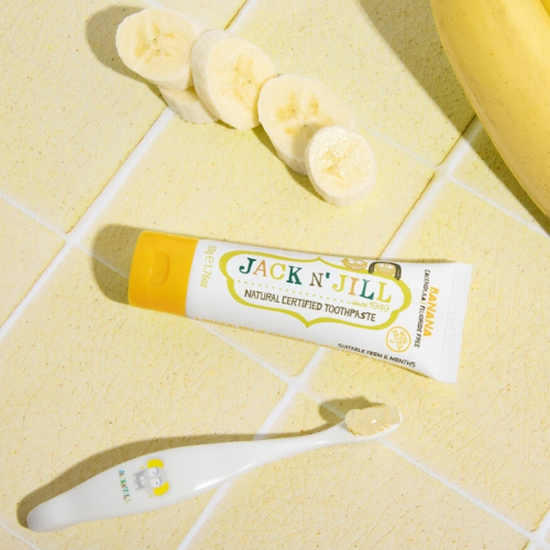 Jack and Jill Toothbuddy Fil Diş Fırçası + Muz Aromalı Diş Macunu 50 gr - 2