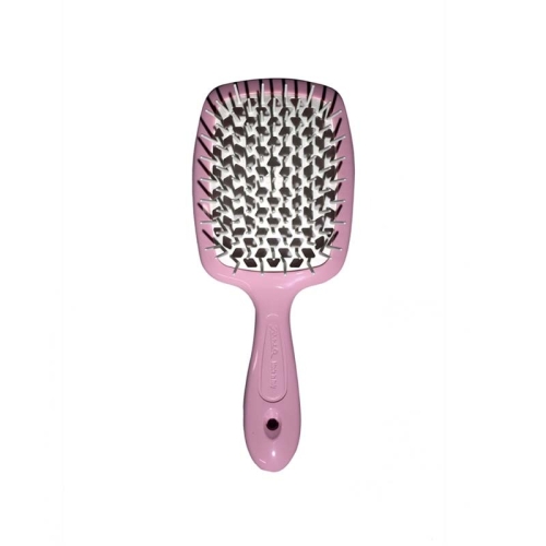 Janeke Superbrush Saç Fırçası Pembe Beyaz - Janeke