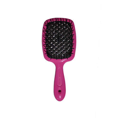 Janeke Superbrush Saç Fırçası Pembe-Siyah - Janeke