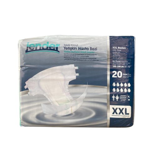 Jender Bel Bantlı Hasta Bezi XXL 20 ADET - Jender
