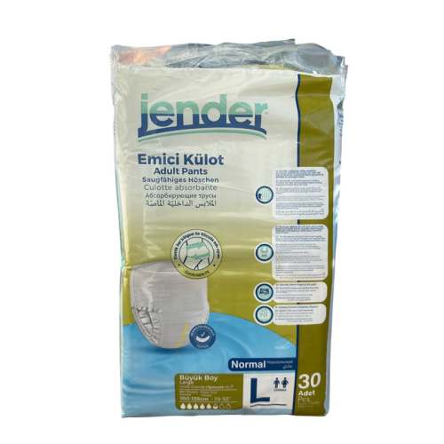 Jender Emici Külot Hasta Bezi 30 Adet - Large - Jender