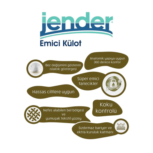 Jender Emici Külot Hasta Bezi 30 Adet - Medium - 3