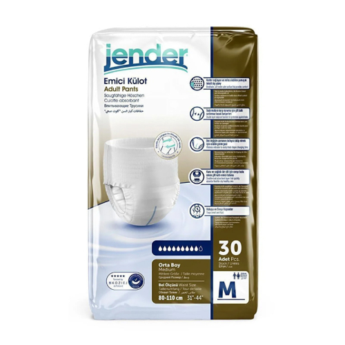Jender Emici Külot Hasta Bezi 30 Adet - Medium - Jender