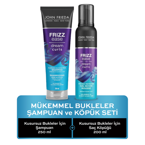 John Frieda Mükemmel Bukleler Köpük ve Şampuan Seti - John Frieda