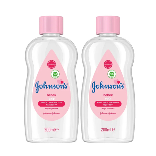 Johnsons Baby Bebek Yağı 2 x 200 ml - Johnson Johnson
