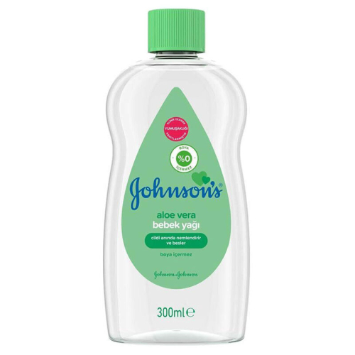 Johnsons Baby Aloe Vera Bebek Yağı 300 ml - 1