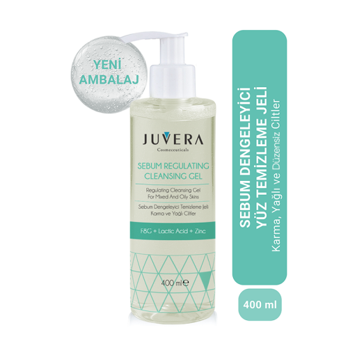 Juvera Sebum Regulating Cleansing Gel 400 ml - 2