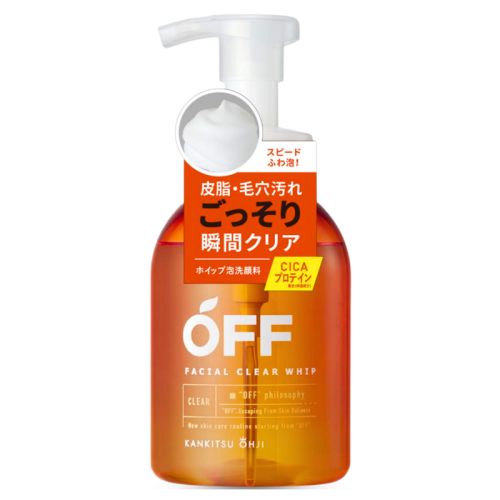 Kankitsu Ohji OFF Facial Clear Whip SP 360 ml - Kankitsu Ohji