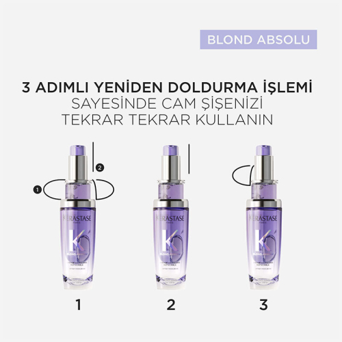 Kerastase Blond Absolu L Huile Cicagloss Yeniden Doldurulabilir Saç Yağı 75 ml - 5