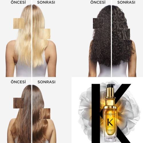 Kerastase Elixir Ultime L Huile Originale Parlaklık Veren Saç Bakım Yağı 30 ml - 4