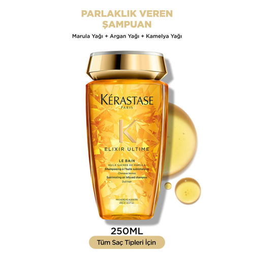 Kerastase Elixir Ultime Le Bain Parlaklık Veren Şampuan 250 ml - 2