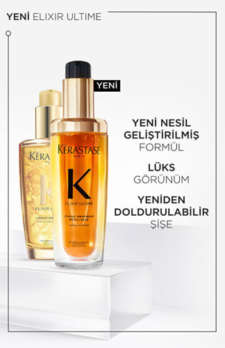 Kerastase Elixir Ultime Yeniden Doldurulabilir Saç Bakım Yağı 75 ml - 4