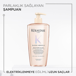 Kerastase Gloss Absolu Bain Hydra-Glaze Elektriklenme Şampuanı 500 ml - 3