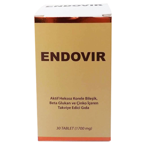 KRC Derma Endovir Beta Glukan ve Çinko İçeren Takviye Edici Gıda 30 Tablet - KRC Derma