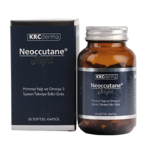 KRC Derma Neoccutane Night Takviye Edici Gıda 30 Yumuşak Kapsül - 1