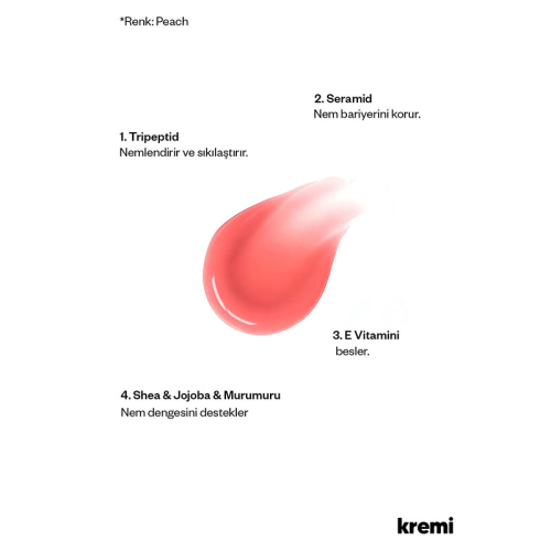 ​Kremi Lip Vitamin Balm 13 ml - Palm Peach - Kremi