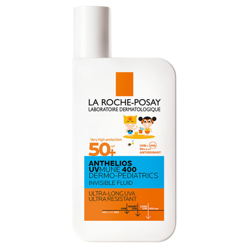 La Roche Posay Anthelios Dermo Pediatric Invisible Fluid SPF50+ Çok Hassas Ciltler Ve Çocuklar İçin Yüz Güneş Kremi 50 ml - La Roche Posay